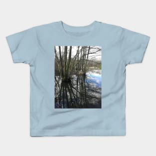 Early spring reflections photograph Kids T-Shirt